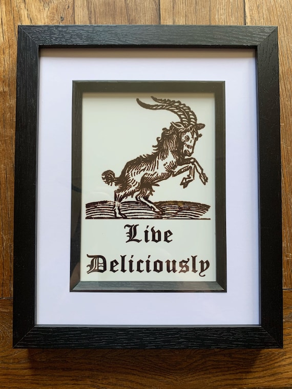 Black Phillip Framed Print