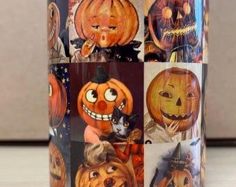Creepy Vintage Pumpkin Mug