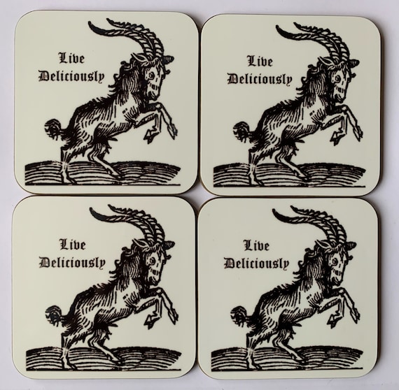 Black Phillip coasters - set of 4