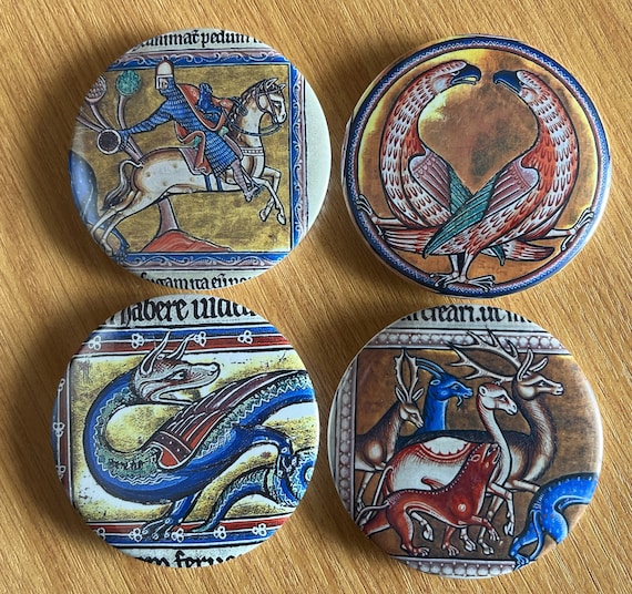 Aberdeen Bestiary Badge 32mm - choose from 4 designs