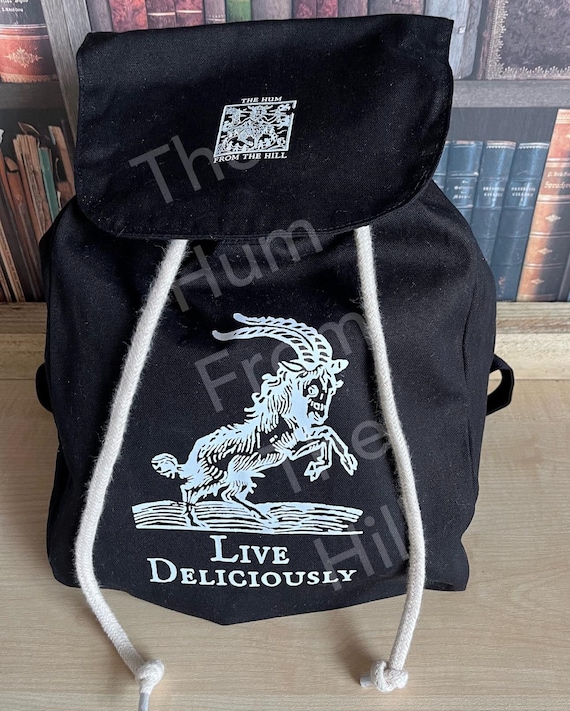 10Ltr Cotton Backpack Live Deliciously
