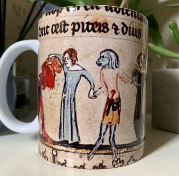 Medieval Dancing Mug Etsy UK