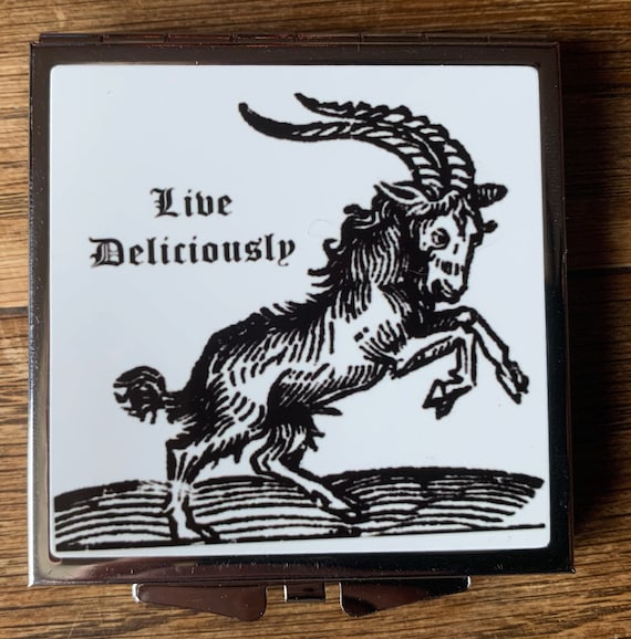 Black Phillip Compact Mirror