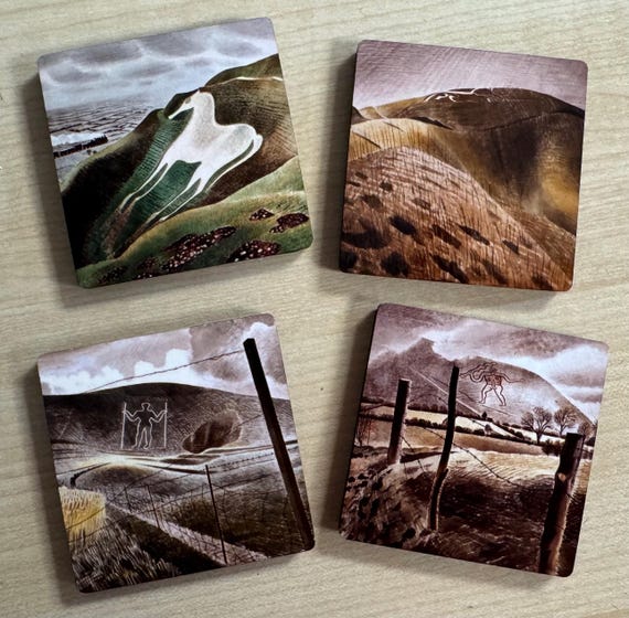 Eric Ravilious art Fridge Magnets