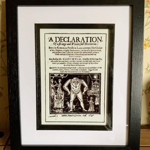 A Strange and Wonderful Monster Framed Print