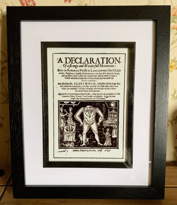 A Strange and Wonderful Monster Framed Print
