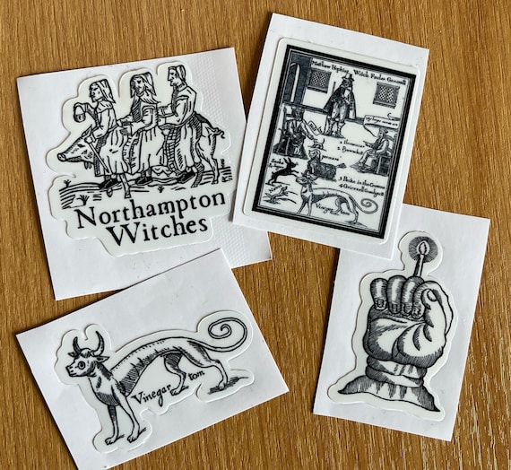 Witch Trial Stickers - choose from 4 designs