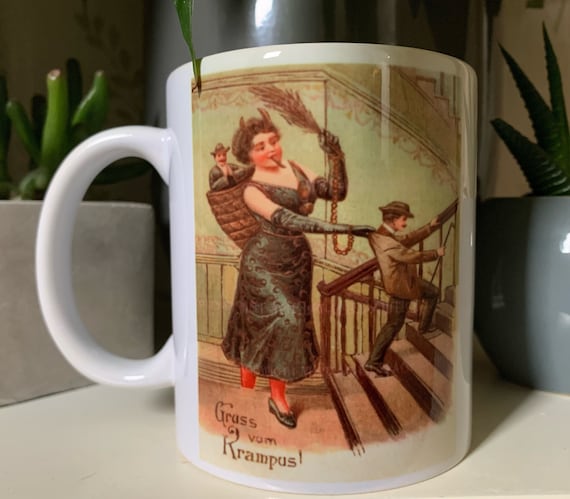 Lady Krampus mug