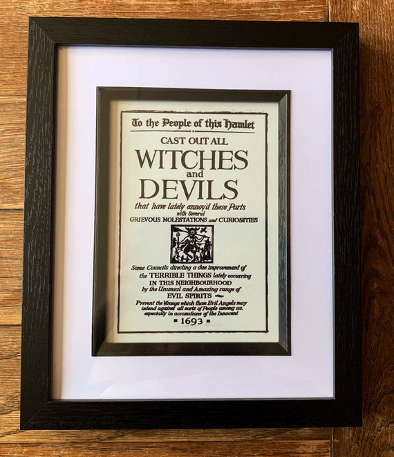 Cast out devils framed print