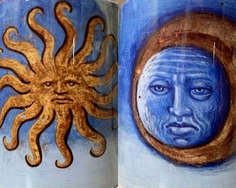 Medieval Sun and moon Mug