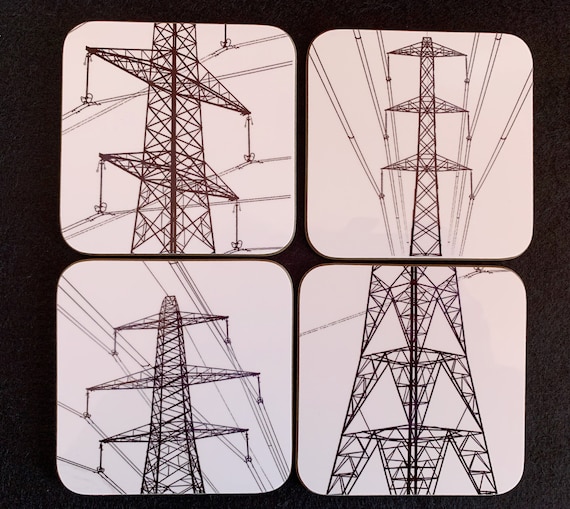 Pylon coasters - set of 4