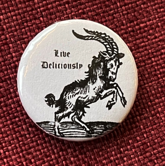 Black Phillip Button Badge 32mm