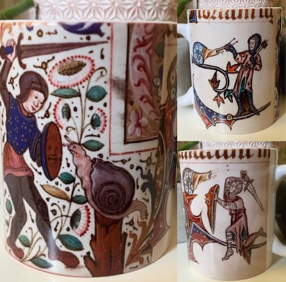 Medieval Knights vs Snails Mug