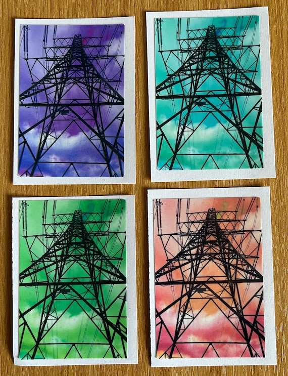 Pylon Sticker (oblong) choose from 4 colours!