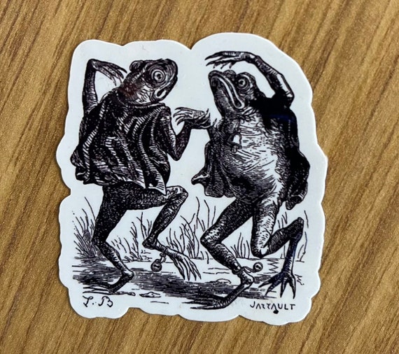 Dancing Toads Sticker