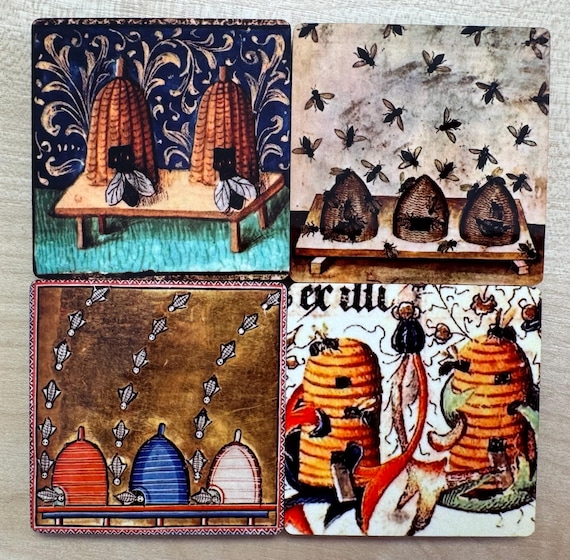 Medieval Bee magnets