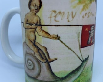 Medieval Snail Jousting Mug