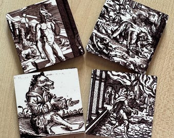 Werewolf (15th - 18th century) Fridge Magnets