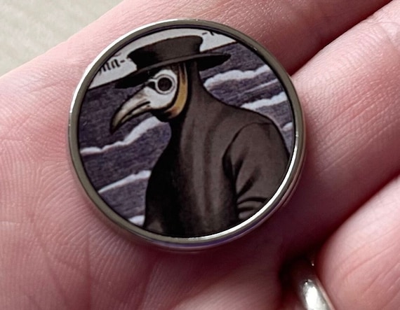 Plague Dr Budget Lapel Pin