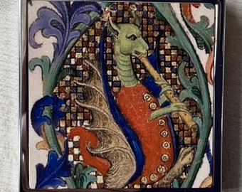 Medieval Dragon Compact Mirror