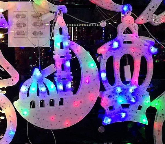 Eid Ramadan Led Multi Colorful Light Etsy