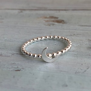 Crescent Moon Ring image 1