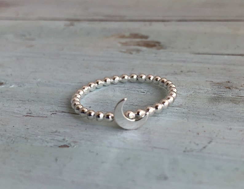 Crescent Moon Ring image 1