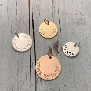 Gold-fill Name Charms image 4