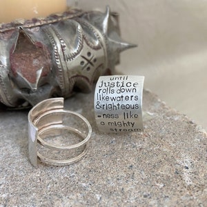 The Justice Quote Ring image 2