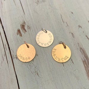 Gold-fill Name Charms image 6