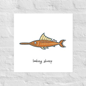 Swordfish ART PRINT