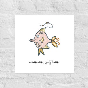 Cabello salado Pescado ART PRINT