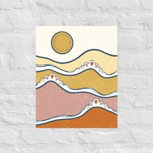 Sunny Sets ART PRINT