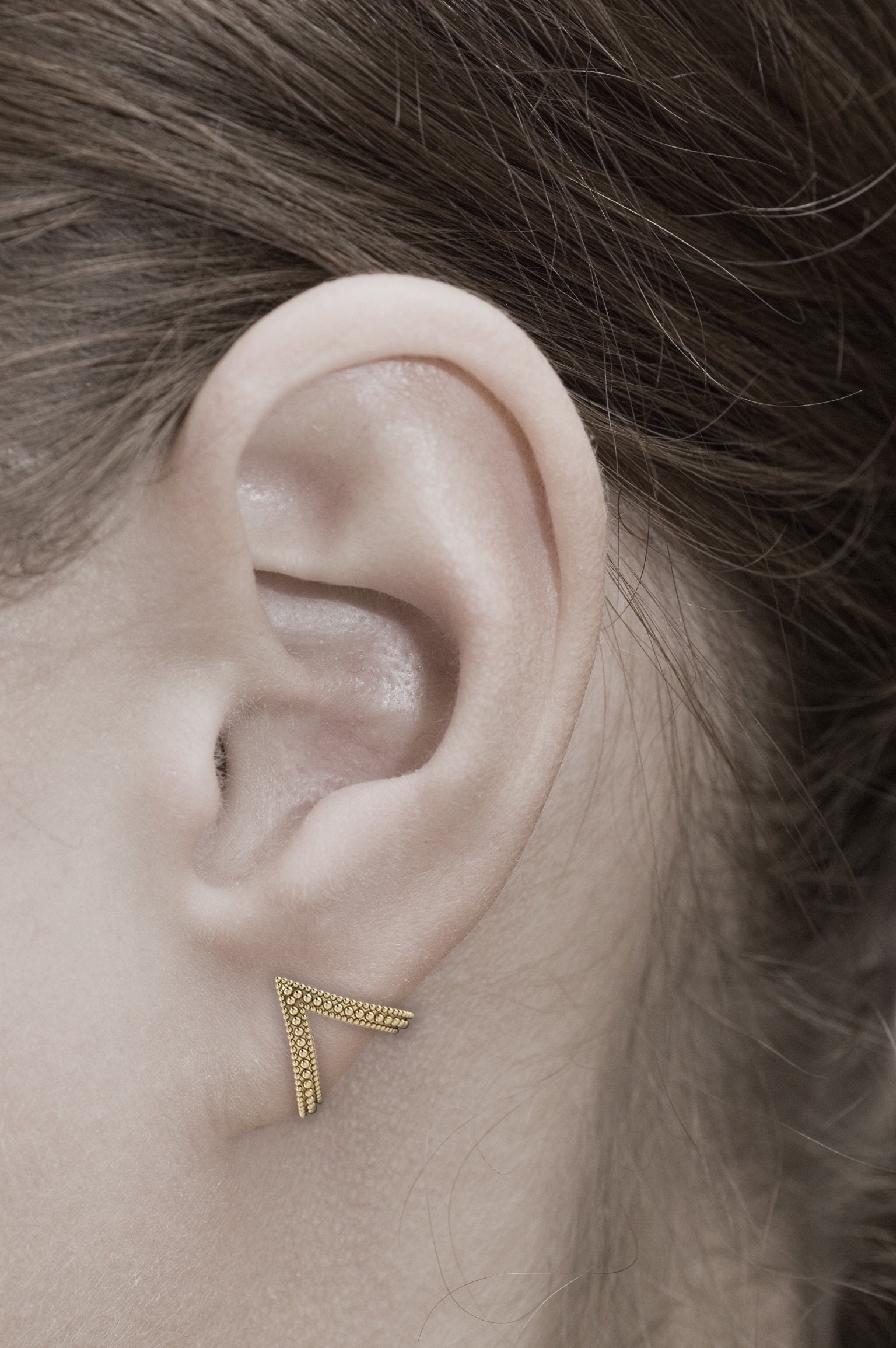 BAQLESS ピアス Amity Triangle Gold② Amity Triangle Gold