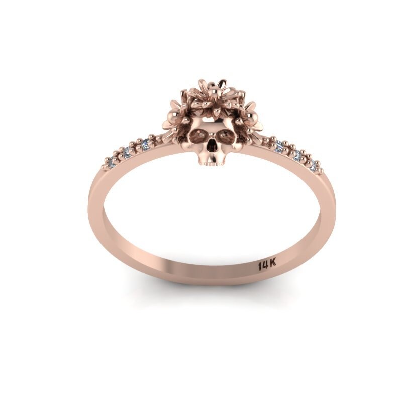 Rm Rose Gold Skull