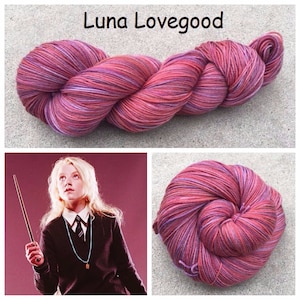 Luna Lovegood ~ Hand dyed Merino wool yarn ~ Sky's Creation