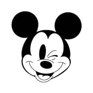 Winky Mickey Mouse Digital Files - SVG/PNG/PDF/Jpeg