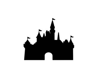 Castle Outline SVG File