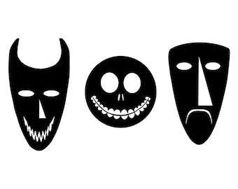 Trick of Treaters Digital Files (The Nightmare Before Christmas) - SVG/PNG/PDF/Jpeg - Halloween Coloring Pages, Kids Coloring Pages