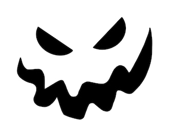 Oogie Boogie Face Digital Files (The Nightmare Before Christmas) - SVG/PDF/PNG/Jpeg - Halloween Coloring Pages, Pumpkin Carving Stencil