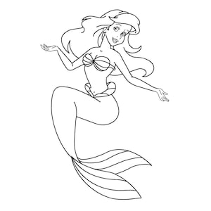 Princess Ariel SVG File