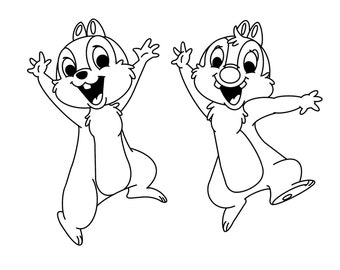Chip and Dale SVG File