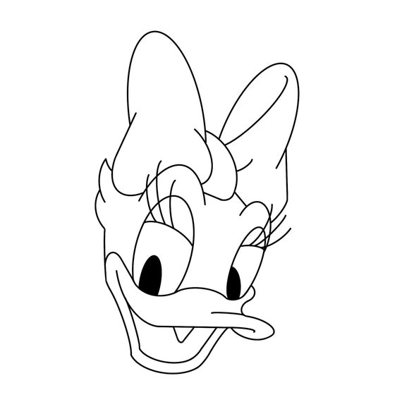 daisy duck disney face