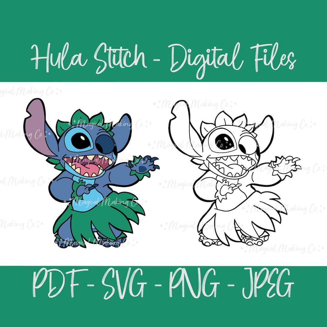 フラ スティッチ (リロ アンド スティッチ) デジタル ファイル