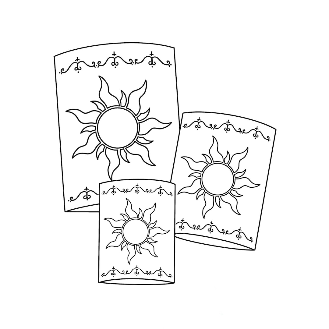 Tangled Lanterns tangled Digital Files Svg/pdf/png/jpeg Princess