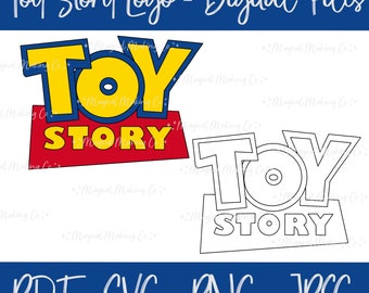 Toy Story Logo Digital Files - SVG/PDF/PNG/Jpeg - Kids Coloring Pages/Pixar Coloring Pages