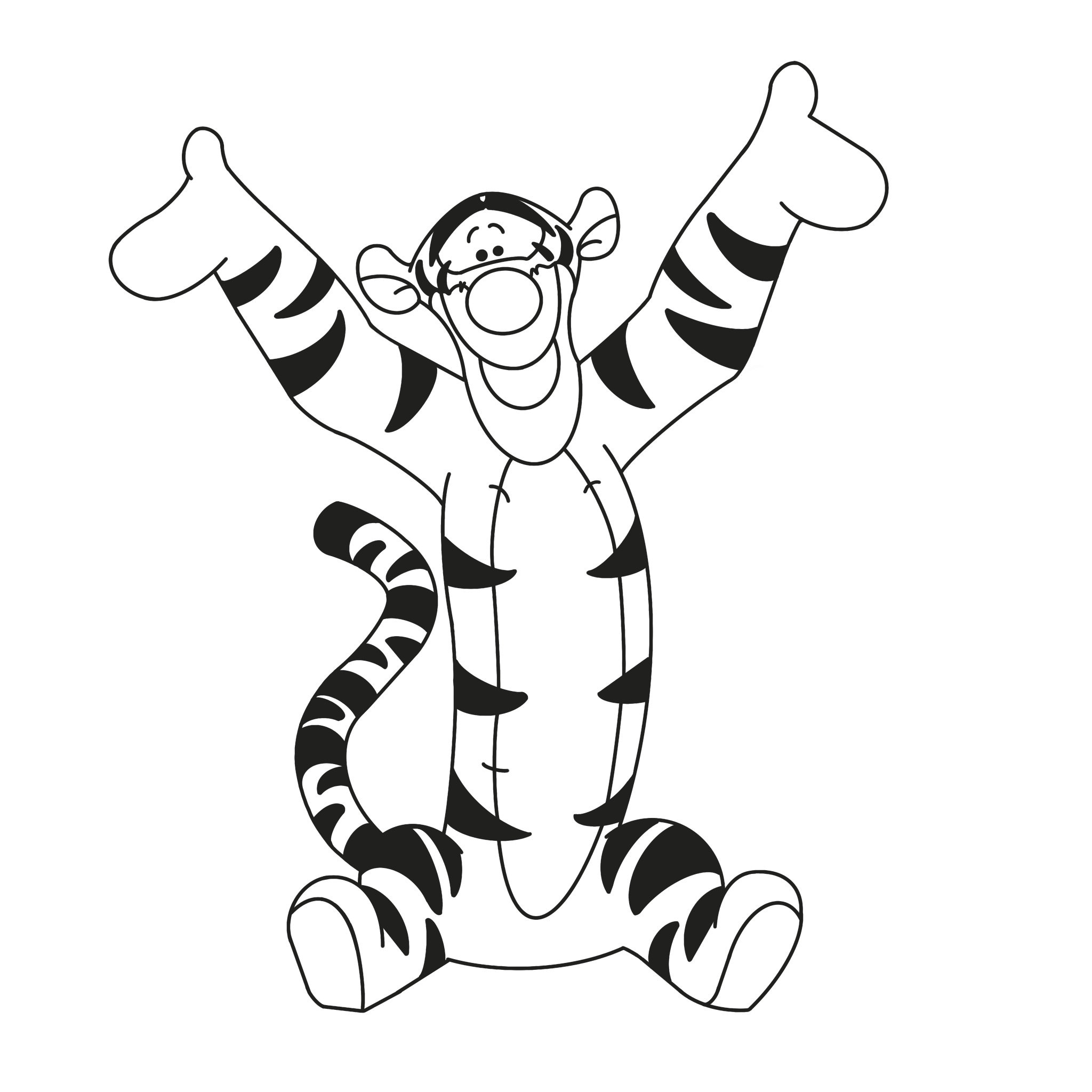 Tigger Svg/png/pdf/jpeg - Etsy Hong Kong