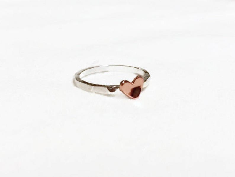 Personalized Ring,Silver Heart,Initial Ring,Mother Ring,name ring,Hand stamped Ring,mom ring,Sterling Heart,valentines gift,gift for her