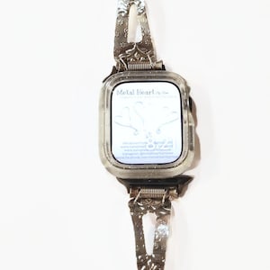 Sterling silver watch strap,Apple Watch band,Sterling Apple Watch Band,silver watch strap, silver watch band,handmade watch band,fleurdelis