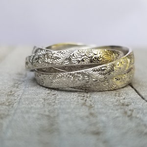 Multiple band ring,Graduation Ring,Russian Wedding Ring,Personalize Ring,Mothers Ring,Name Ring,Message Ring,anniversary Ring